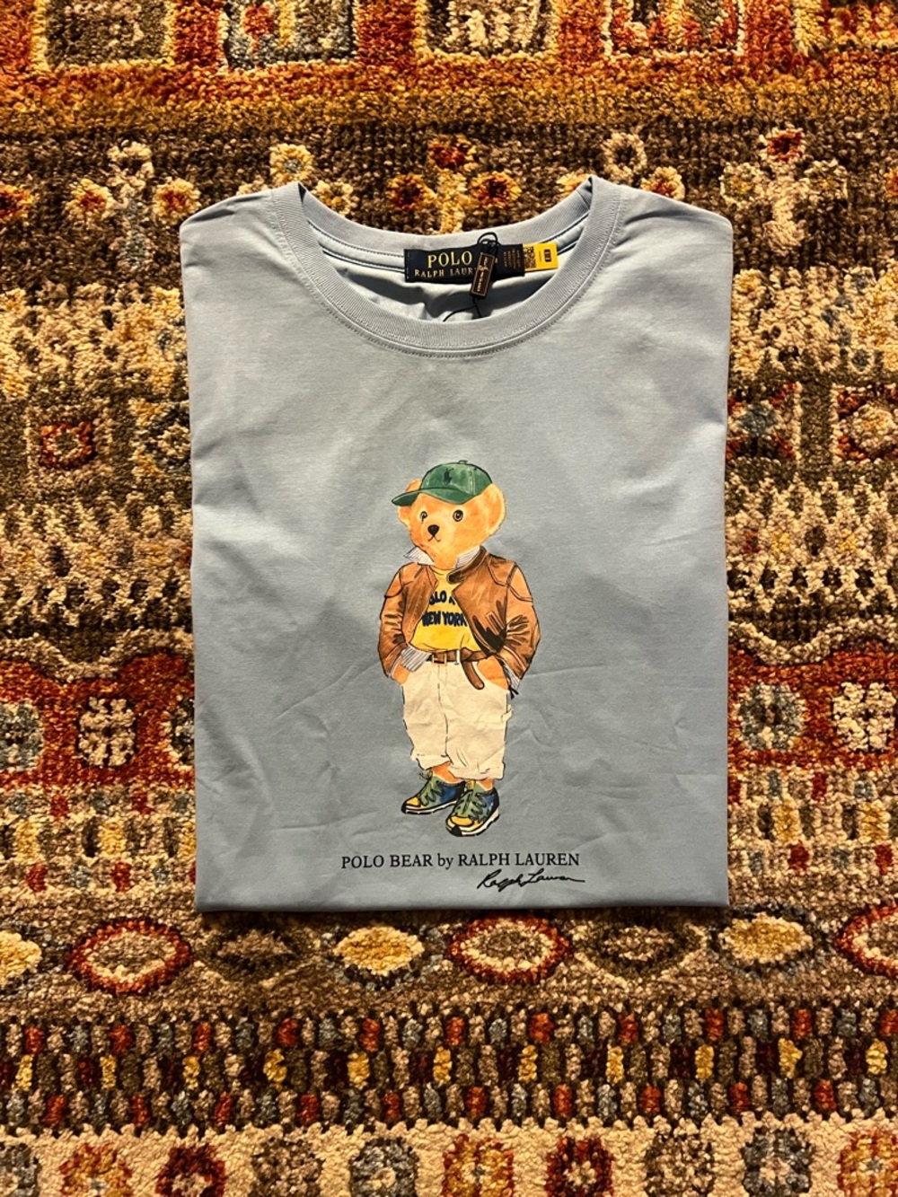 Ralph Lauren Polo Light Blue Bear T-shirt - Women’s